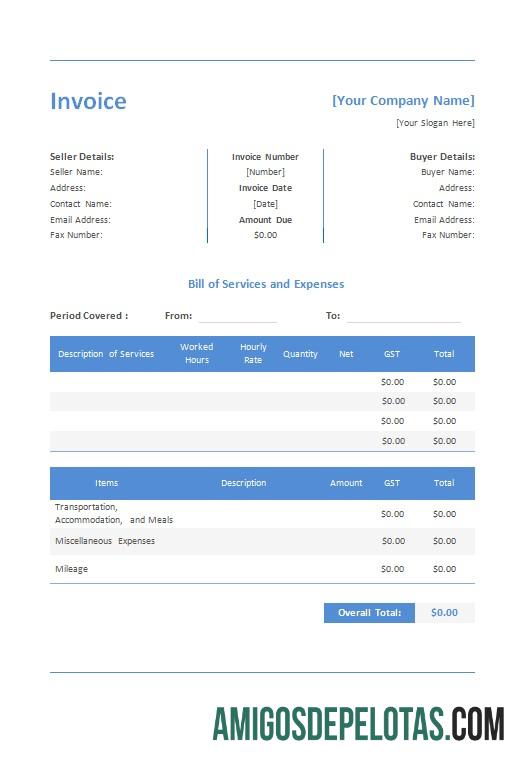 realista Modelo de fatura de construção grátis 2